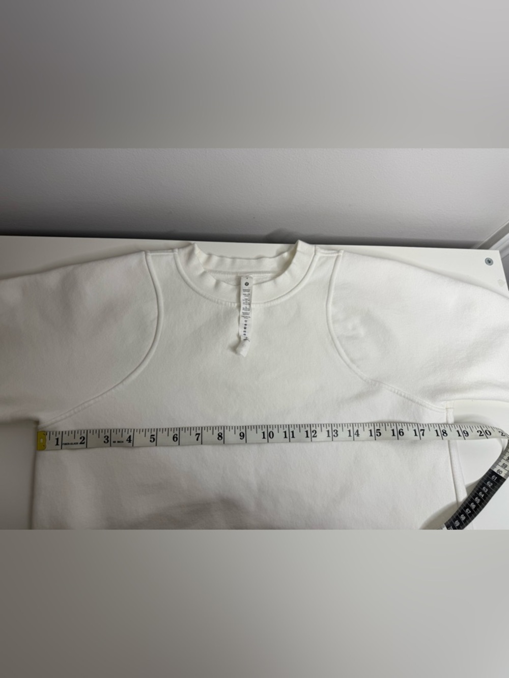 Lululemon Ivory White Crewneck Sweatshirt Size 4 - Picture 5 of 5